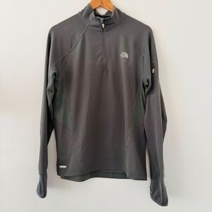 The North Face Men’s Gray Flight Series 1/4 Zip Jacket Long Sleeve